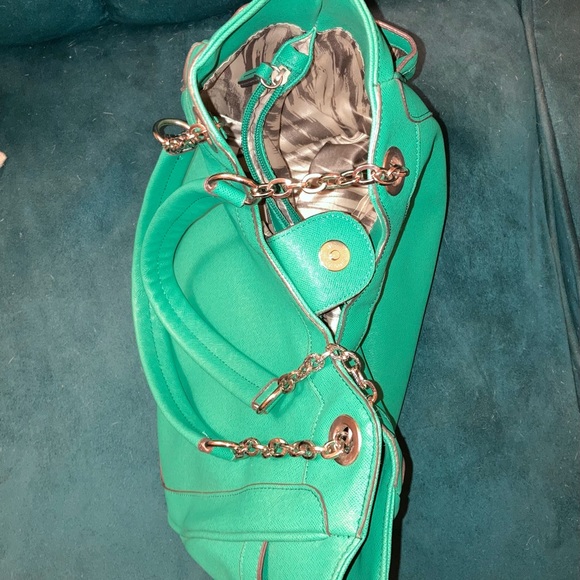 Bright Teal Shoulder Bag - Picture 2 of 4